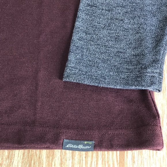 Men’s NWT Eddie Bauer Long Sleeve Crewneck T-Shirt - Picture 4 of 8